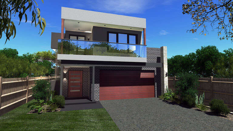 Double storey home render